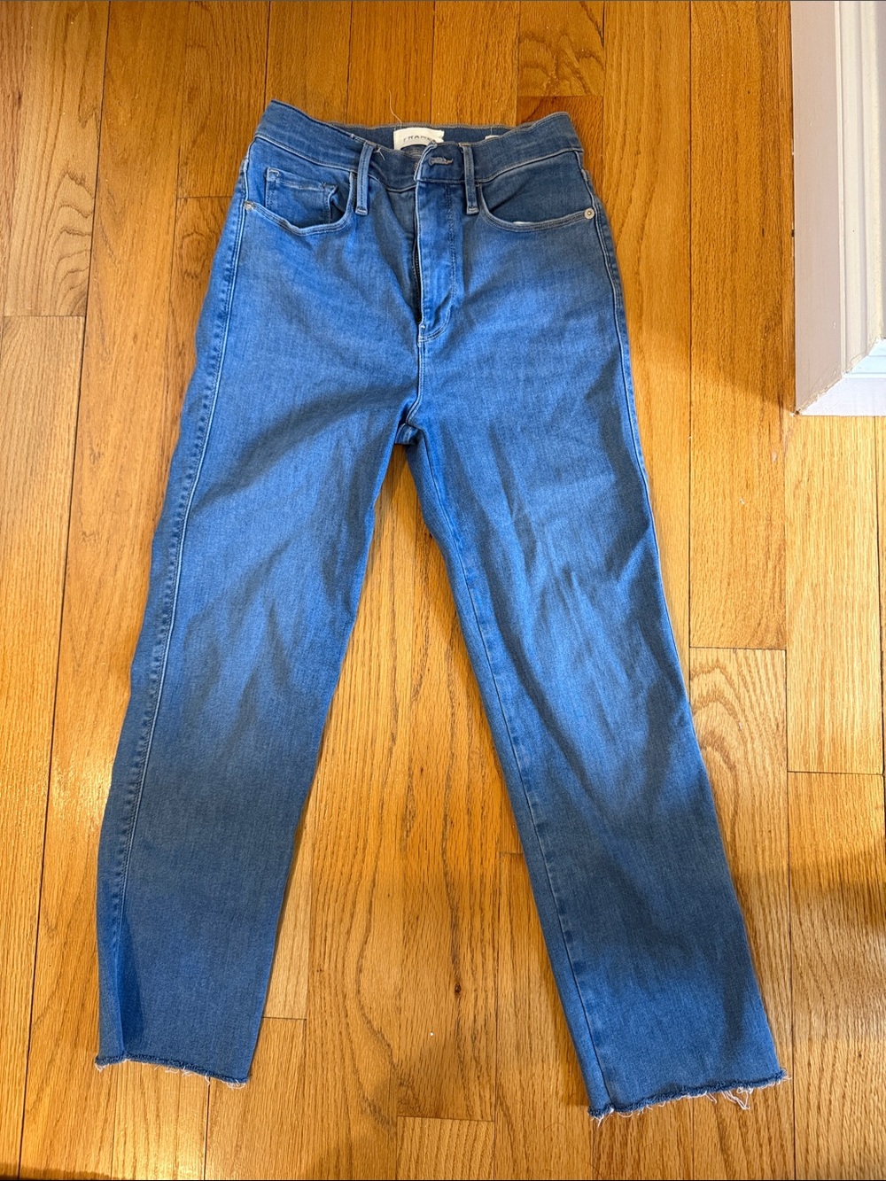 Frame Denim Light Blue High-Rise Jeans
